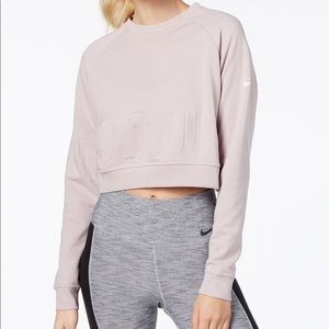NWT Nike Cropped French Terry Training Top ✨